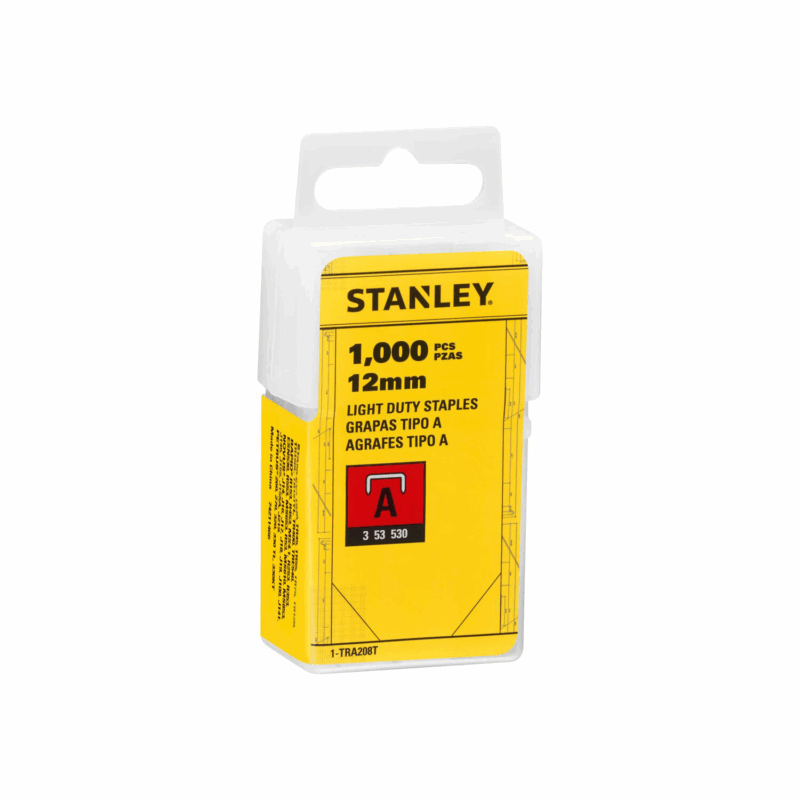 1-TRA208T Stanley hefti A 12mm 1.000 stk.