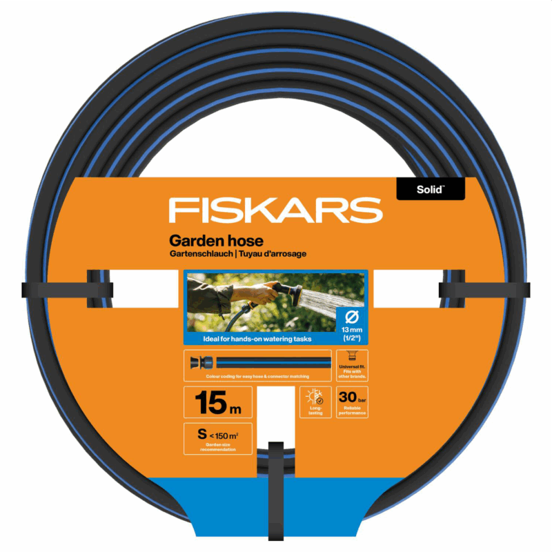 1076049 Fiskars vatnsslanga Solid ½" 15m