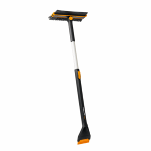 1078492 Fiskars Rúðuskafa m. kústi X-series lengjan-/snúanleg