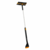 1078492 Fiskars Rúðuskafa m. kústi X-series lengjan-/snúanleg