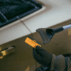 1078494 Fiskars Rúðuskafa m. kústi Plus löng