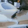 1078494 Fiskars Rúðuskafa m. kústi Plus löng