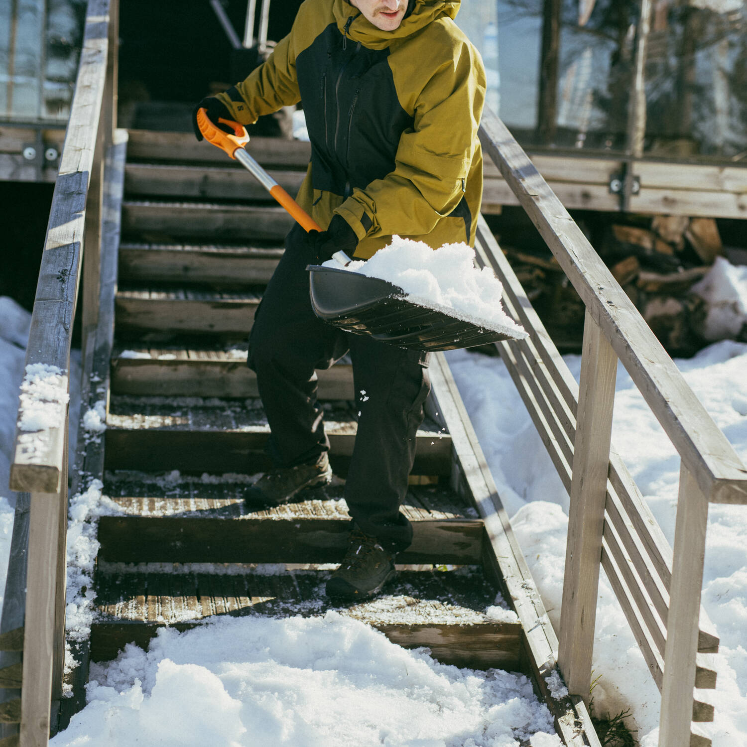 1062827 Fiskars Plus snjóskófla plast